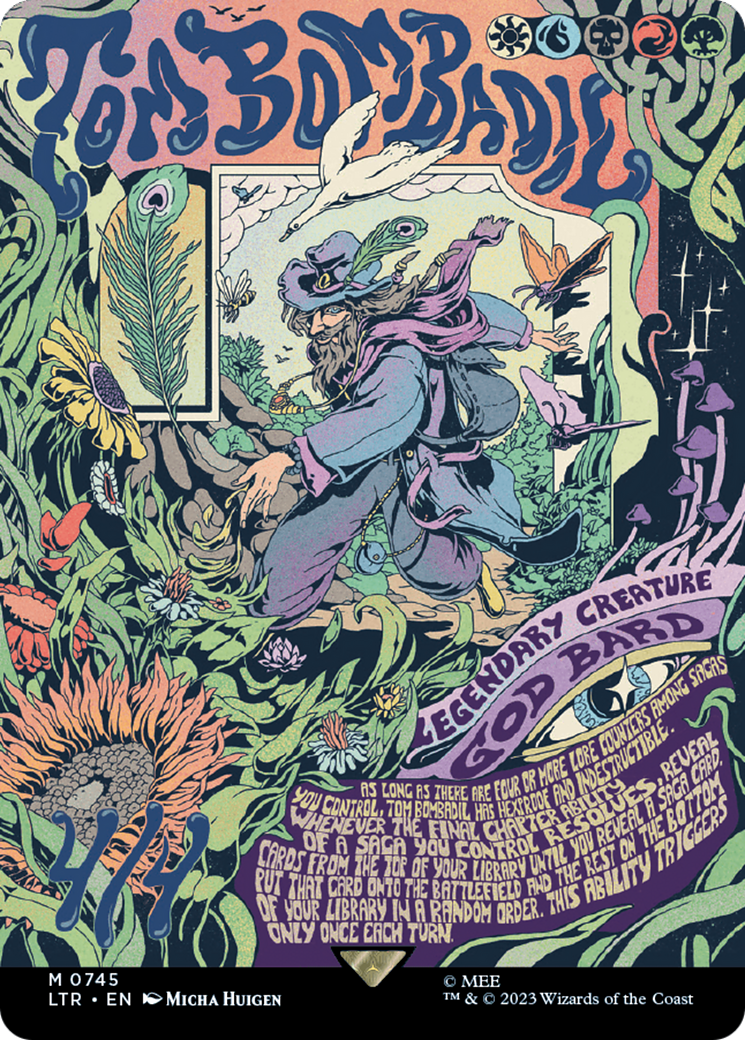 Tom Bombadil (Borderless Poster) (745) Foil - The Lord of the Rings: Tales of Middle-earth