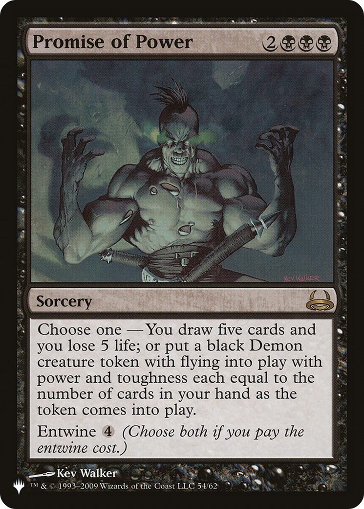 Promise of Power (DDC-54) - The List
