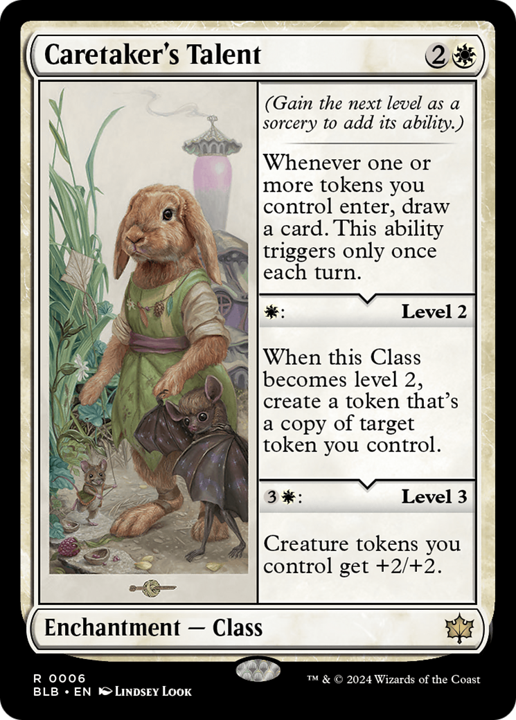Caretaker's Talent (006) Foil - Bloomburrow