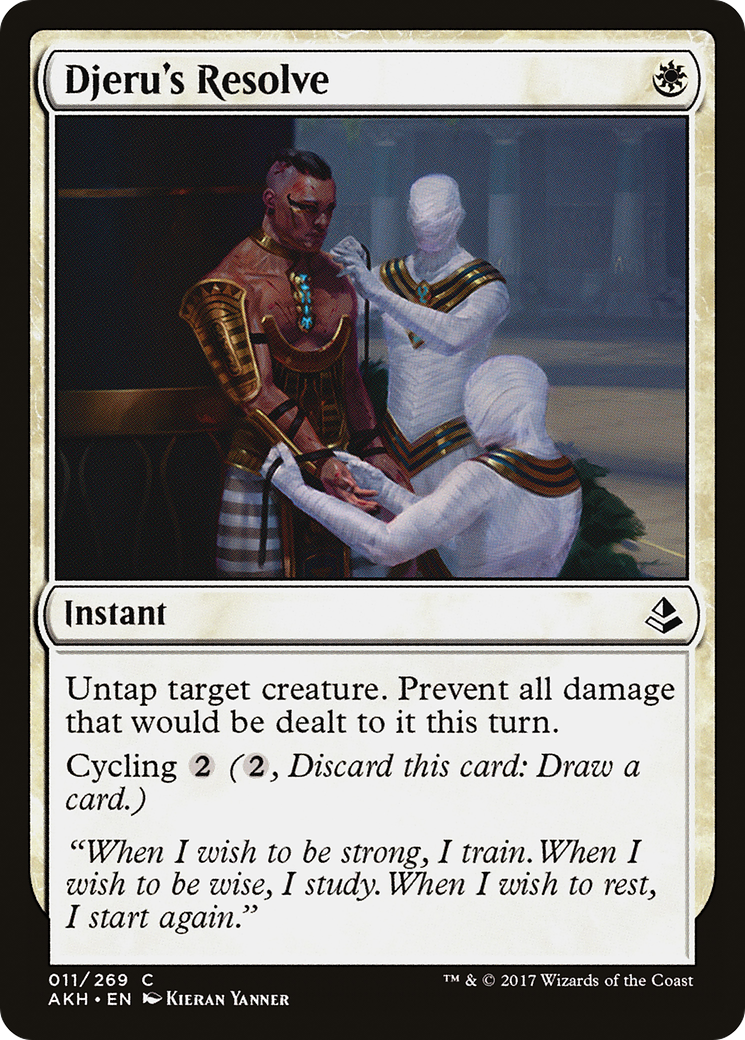 Djeru's Resolve (011) - Amonkhet