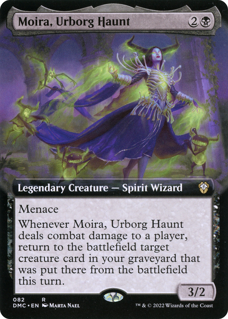 Moira, Urborg Haunt (Extended Art) (082) - Dominaria United Commander