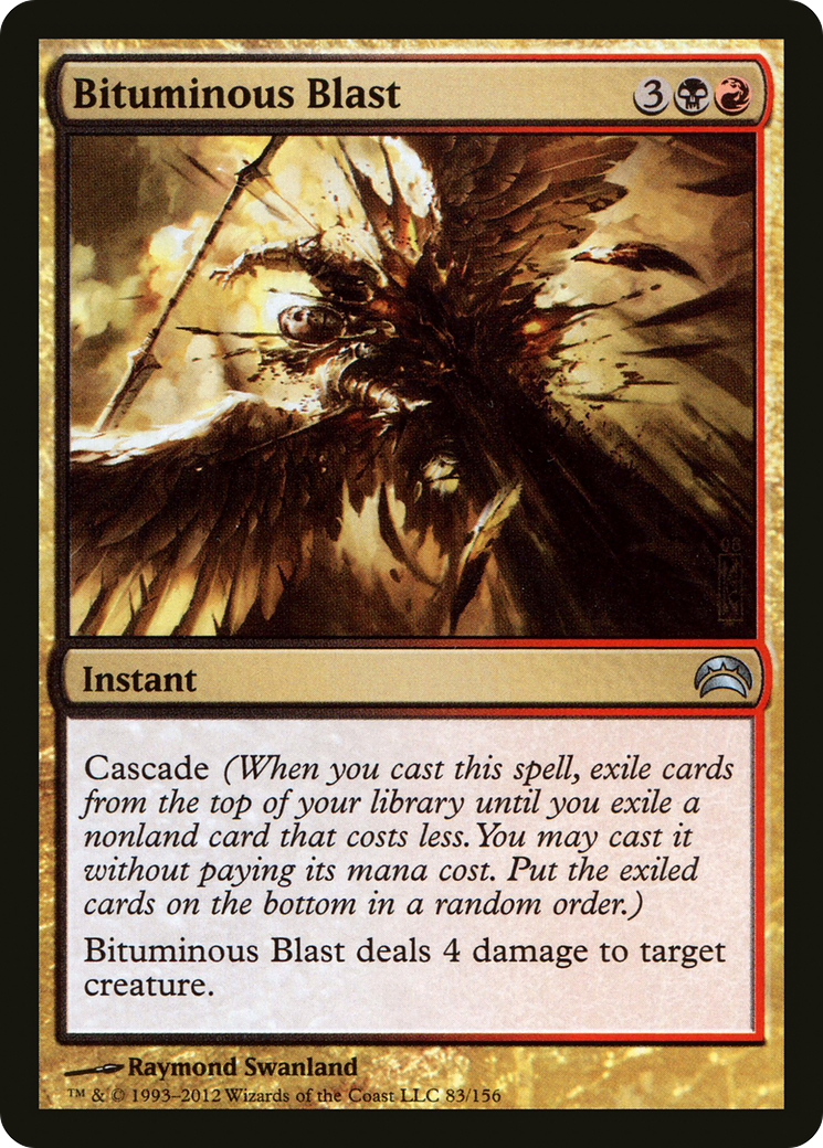 Bituminous Blast (083) Foil - Planechase 2012