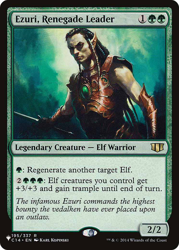 Ezuri, Renegade Leader (C14-195) - The List