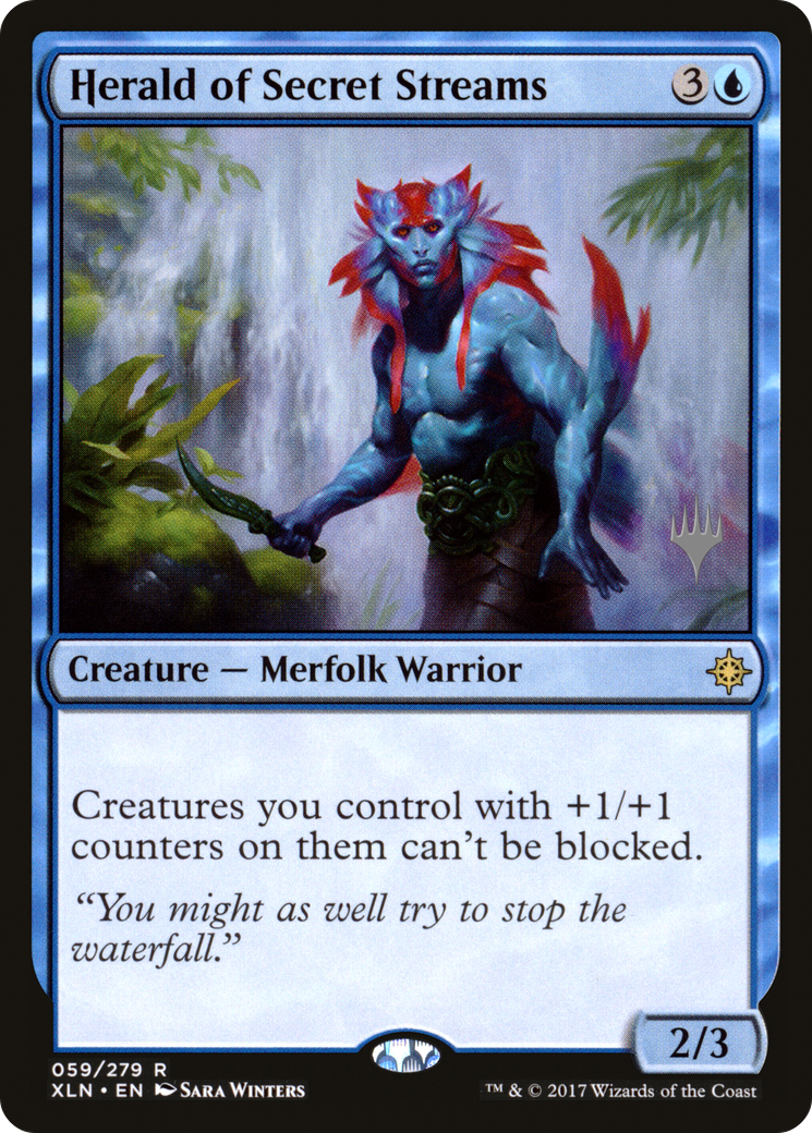 Herald of Secret Streams (059) Foil - Ixalan Promos