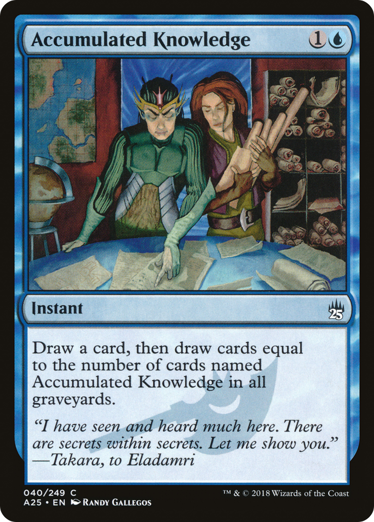 Accumulated Knowledge (040) - Masters 25