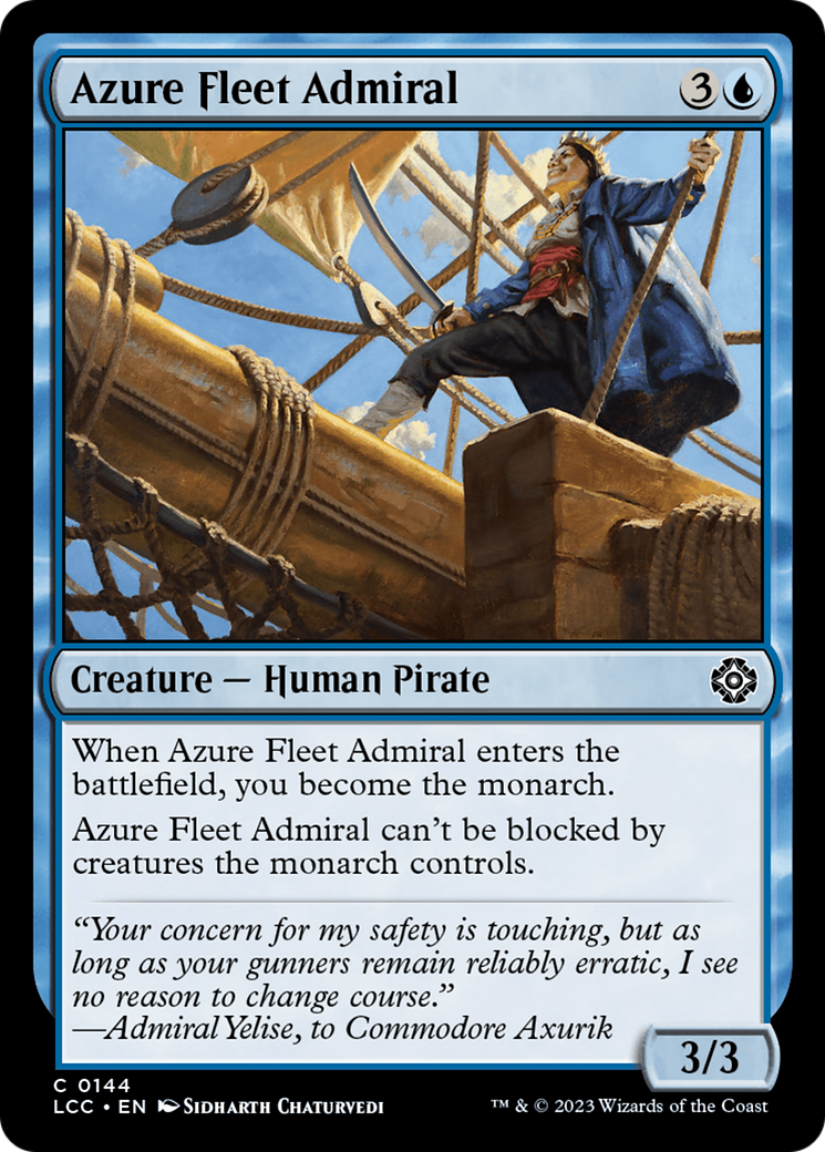 Azure Fleet Admiral (144) - The Lost Caverns of Ixalan Commander