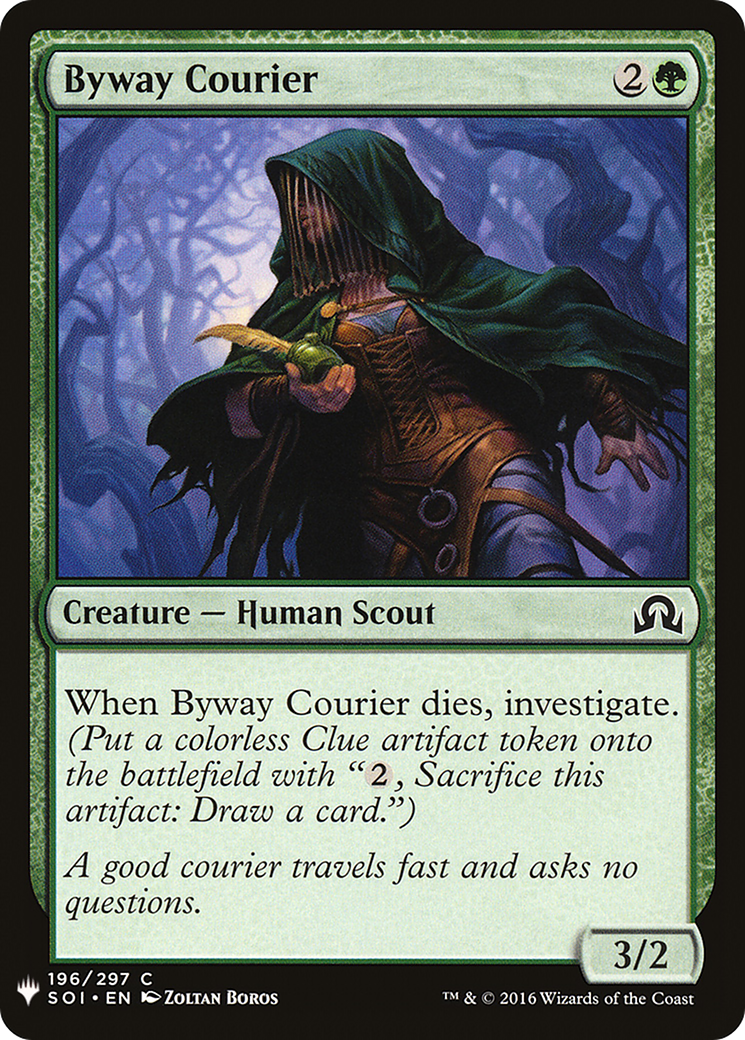 Byway Courier (SOI-196) - The List