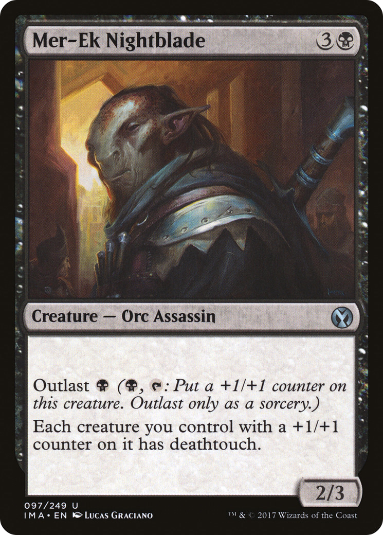 Mer-Ek Nightblade (097) Foil - Iconic Masters