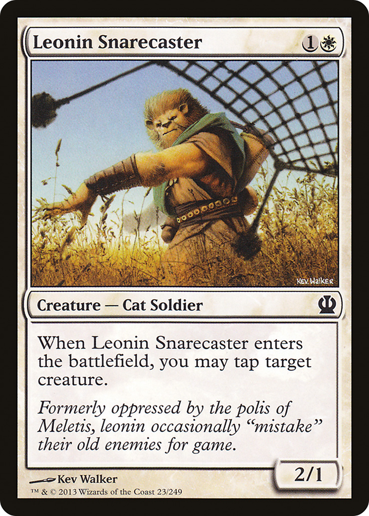 Leonin Snarecaster (023) Foil - Theros