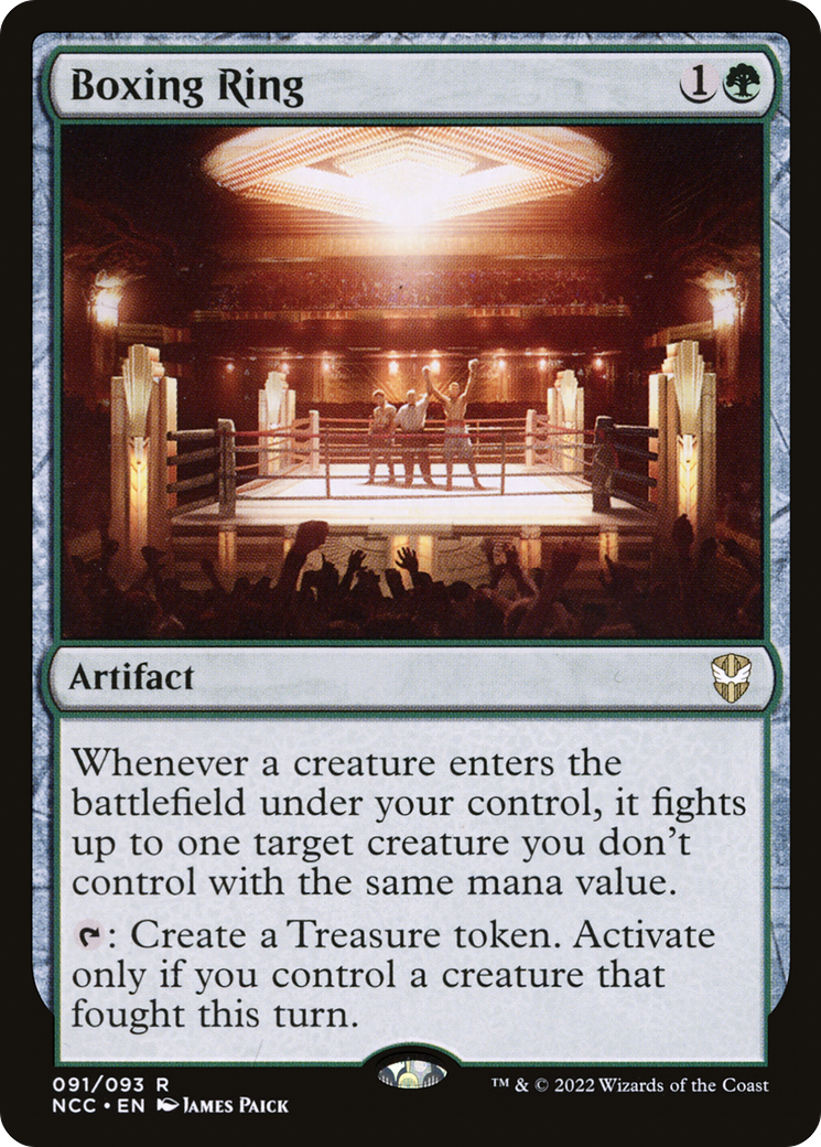 Boxing Ring (091) Foil - New Capenna Commander