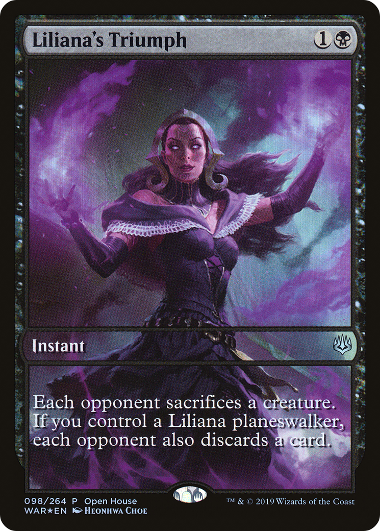 Liliana's Triumph (098) Foil - War of the Spark Promos
