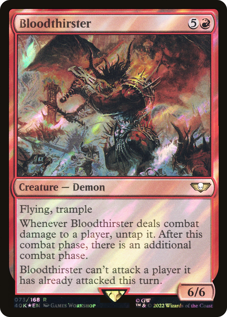 Bloodthirster (073) Surge Foil - Warhammer 40,000 Commander