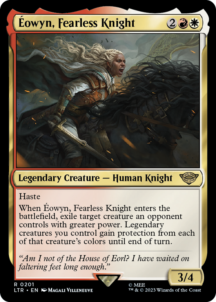 Eowyn, Fearless Knight (201) Foil - The Lord of the Rings: Tales of Middle-earth