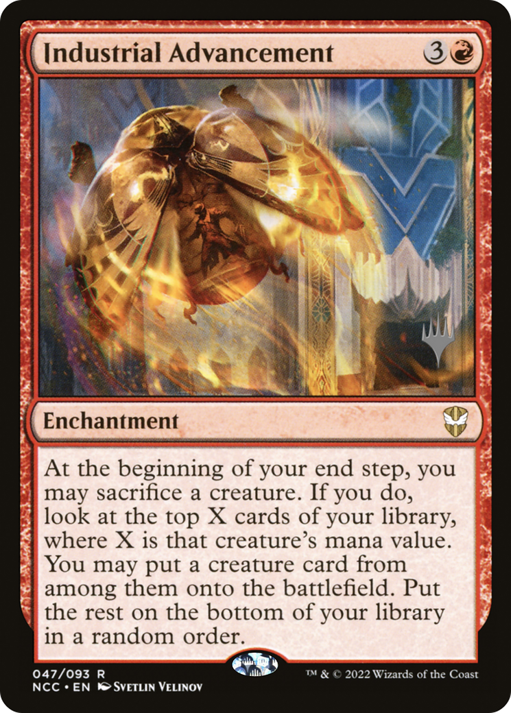 Industrial Advancement (47p) Foil - New Capenna Commander Promos