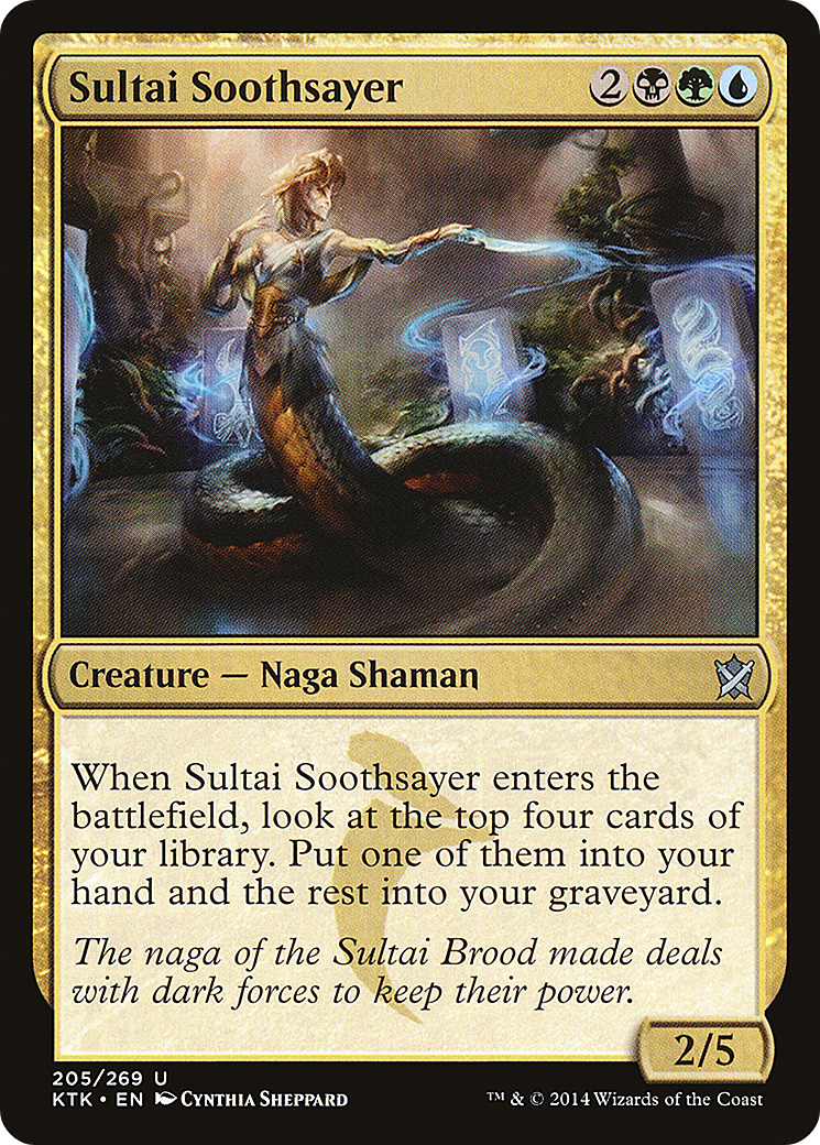 Sultai Soothsayer (205) - Khans of Tarkir