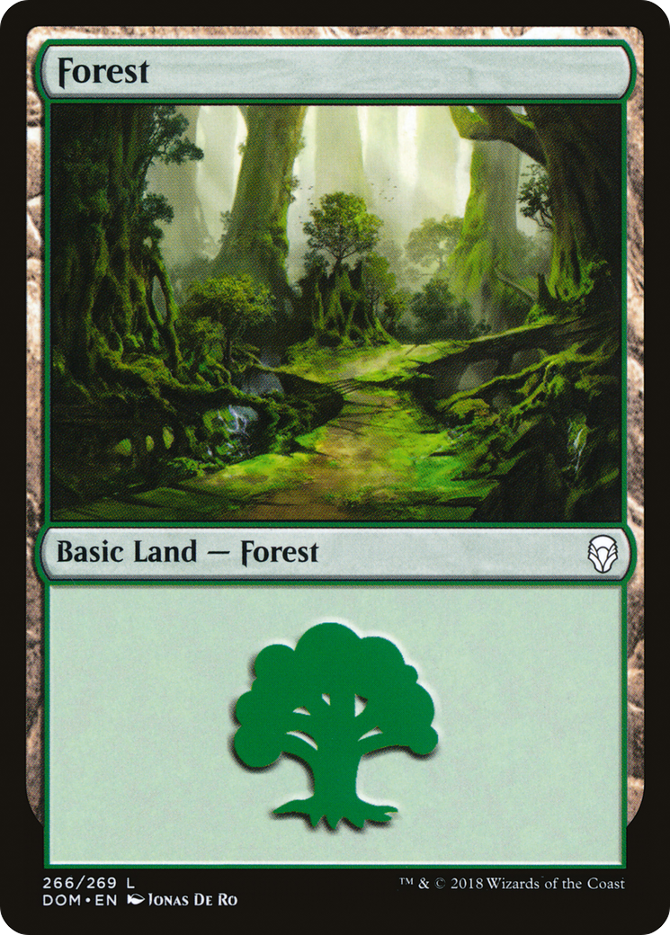 Forest (266) Foil - Dominaria