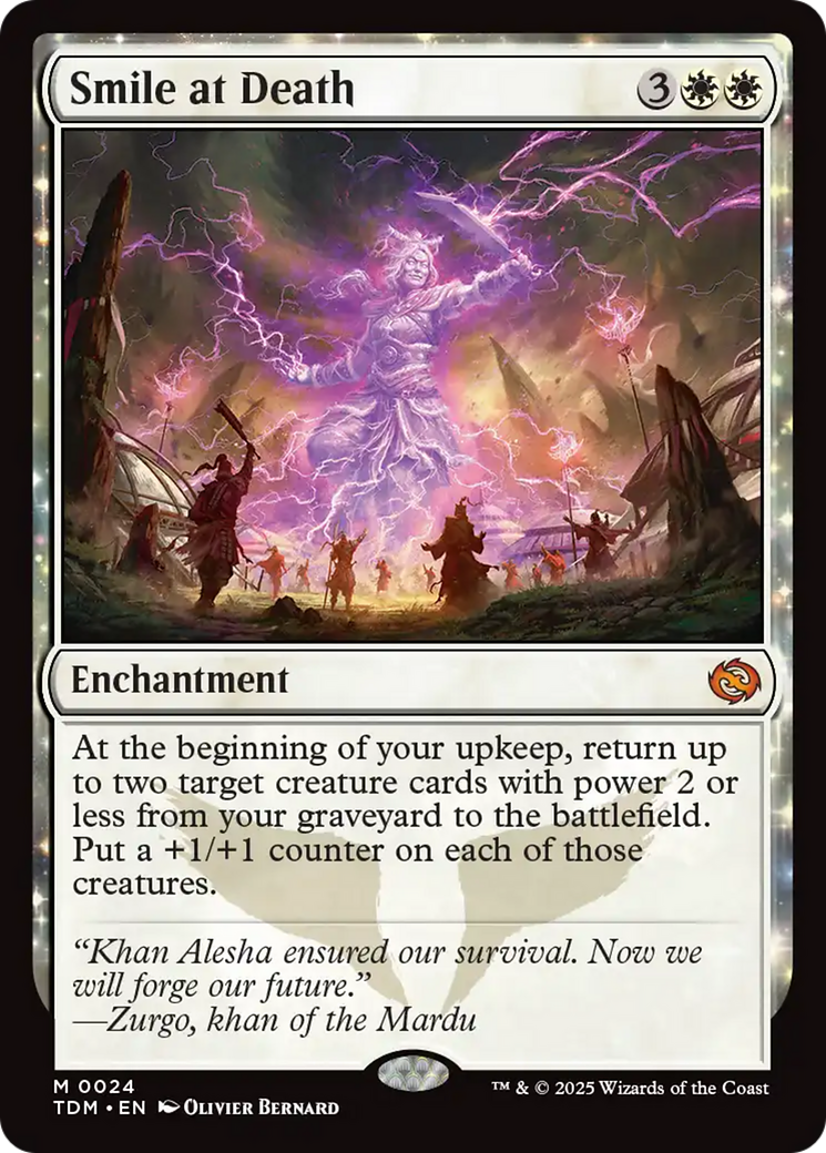 Smile at Death (024) Foil - Tarkir: Dragonstorm