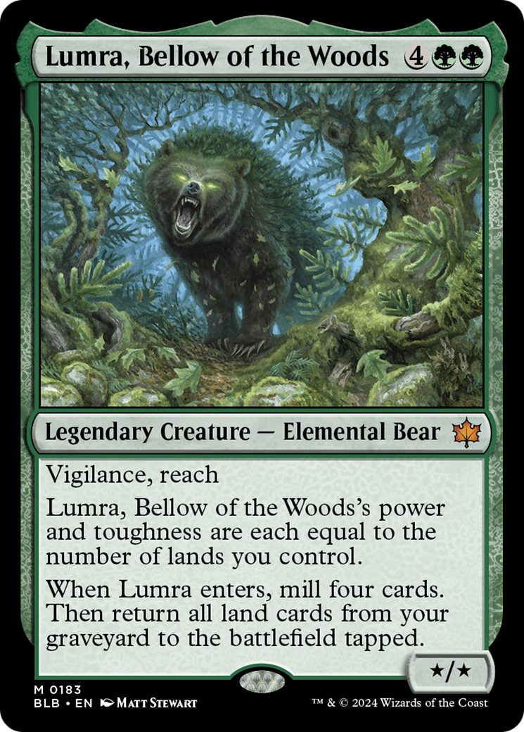 Lumra, Bellow of the Woods (183) Foil - Bloomburrow