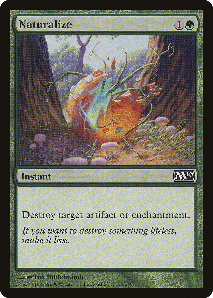 Naturalize (195) Foil - Magic 2010