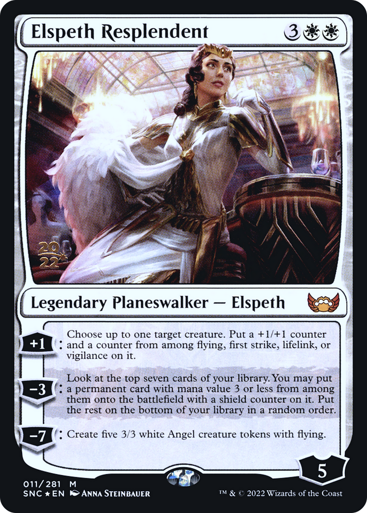 Elspeth Resplendent (011) Foil - Streets of New Capenna Promos