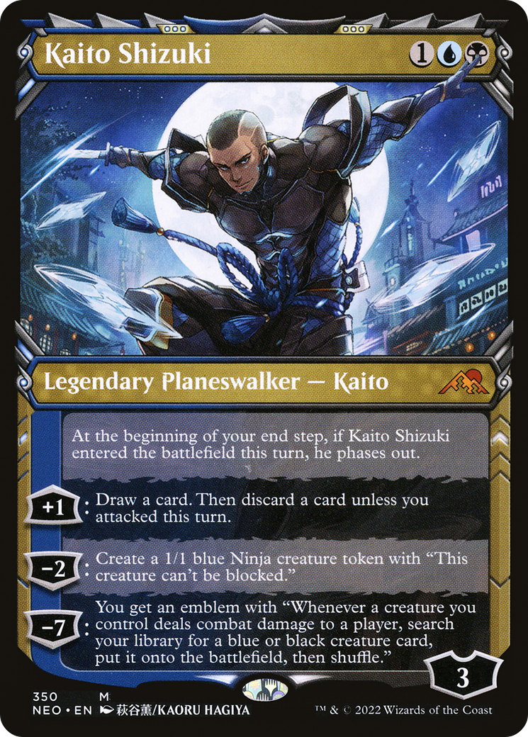 Kaito Shizuki (Showcase) (350) - Kamigawa: Neon Dynasty