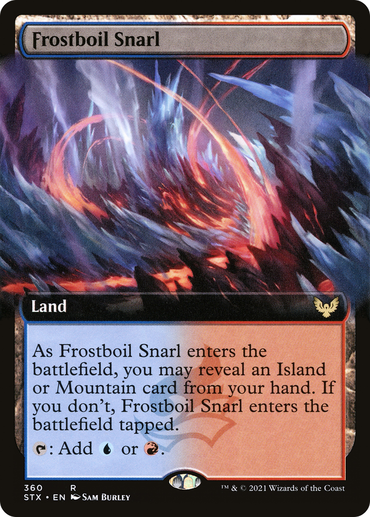 Frostboil Snarl (Extended Art) (360) - Strixhaven: School of Mages
