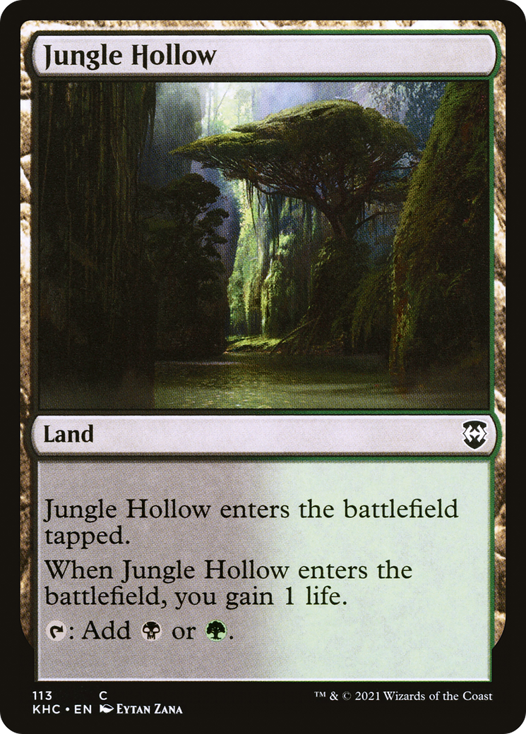Jungle Hollow (113) - Kaldheim Commander