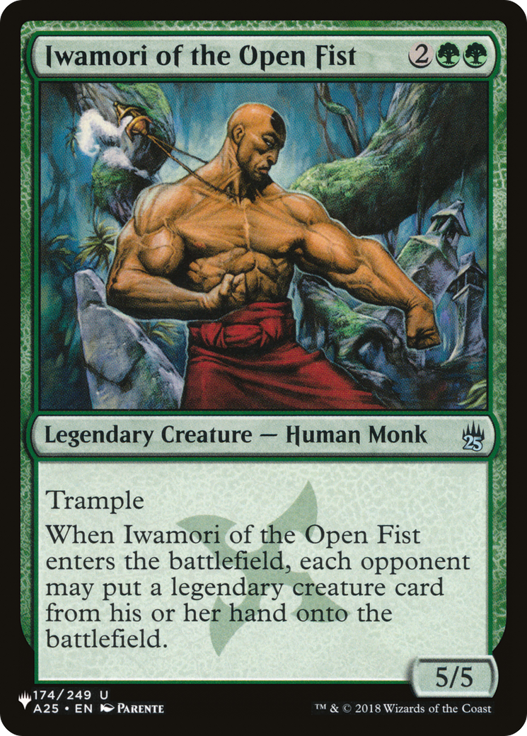 Iwamori of the Open Fist (A25-174) - The List