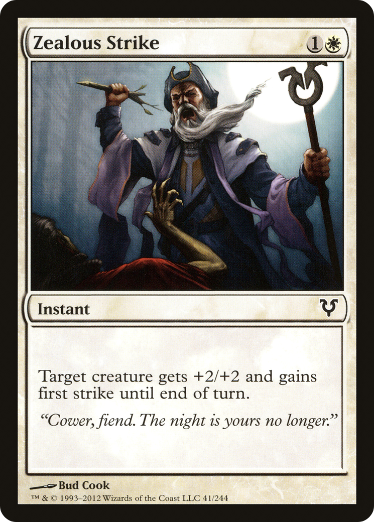 Zealous Strike (041) Foil - Avacyn Restored
