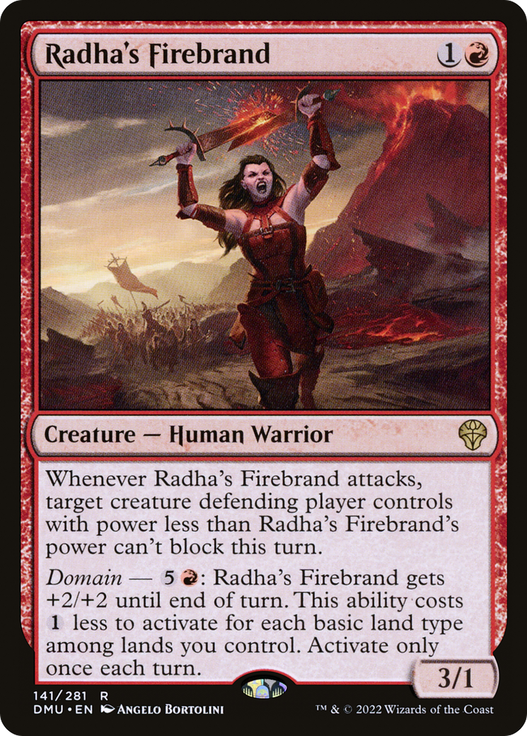 Radha's Firebrand (141) - Dominaria United