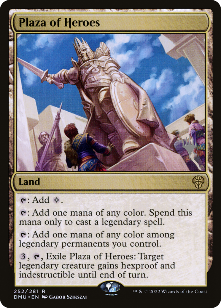 Plaza of Heroes (252p) Foil - Dominaria United Promos
