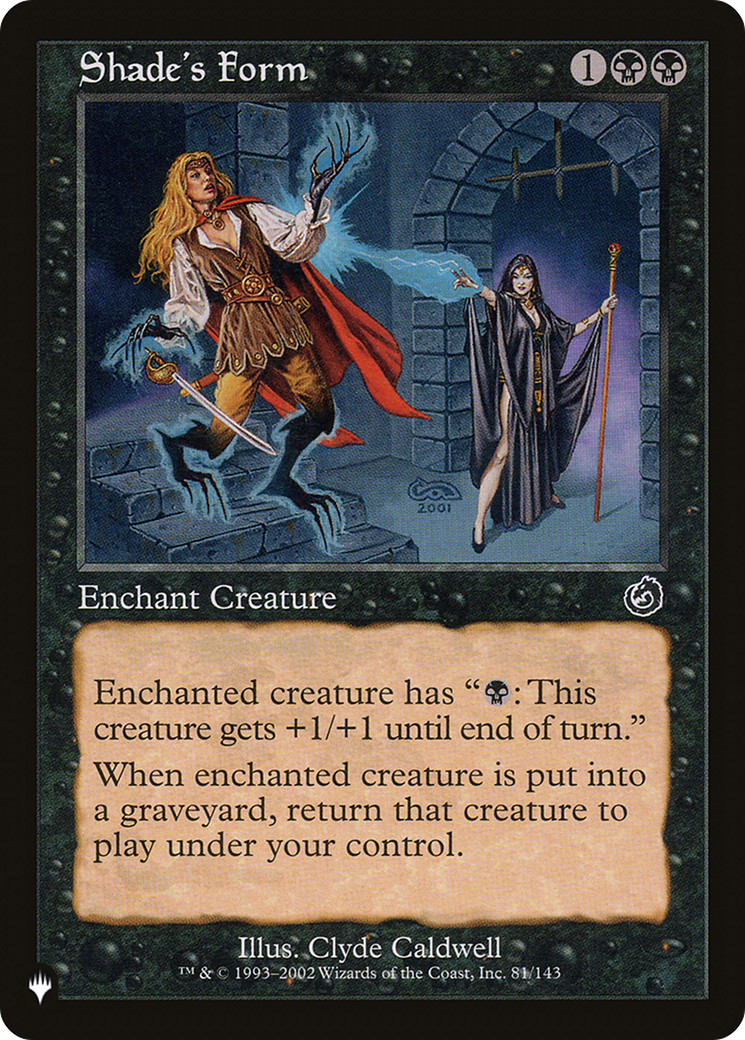 Shade's Form (Retro) (TOR-81) - The List