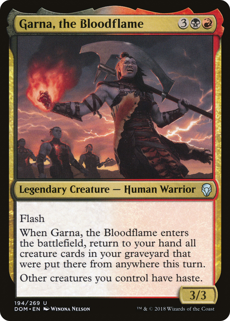 Garna, the Bloodflame (194) Foil - Dominaria