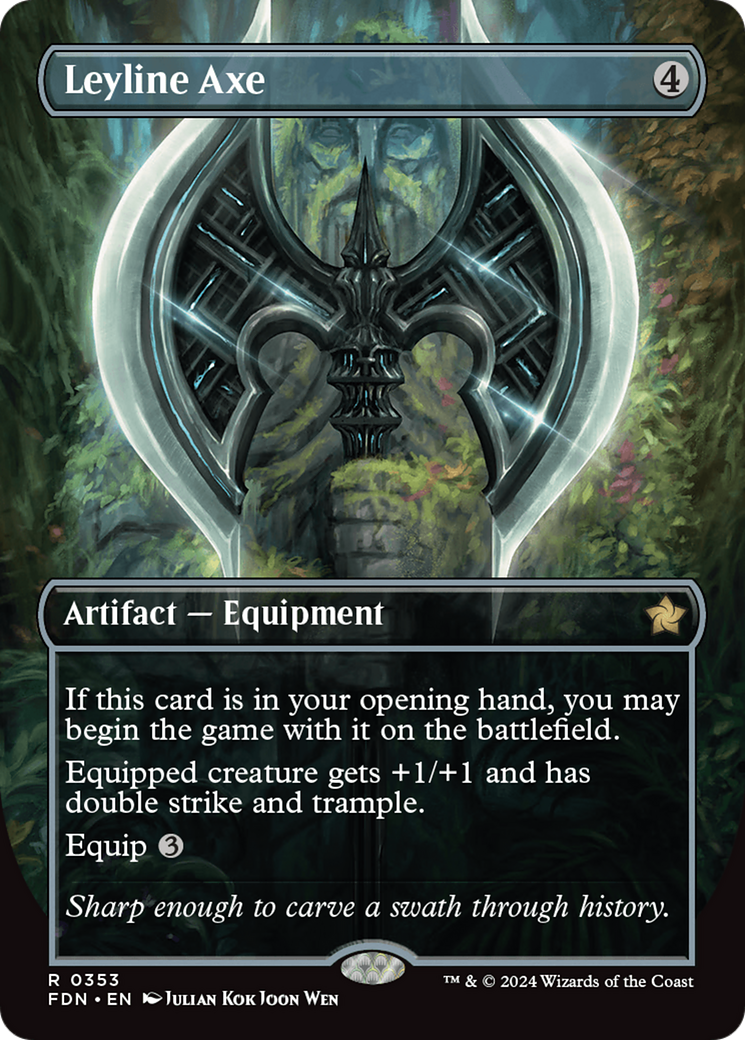 Leyline Axe (Borderless) (353) - Foundations
