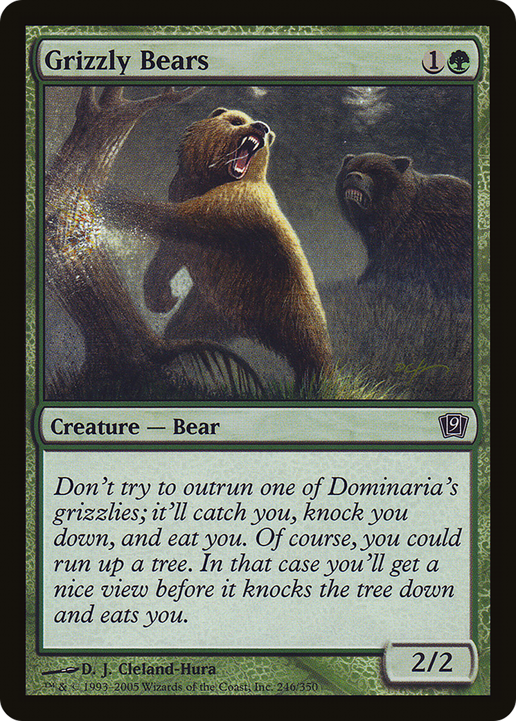 Grizzly Bears (246) - Ninth Edition