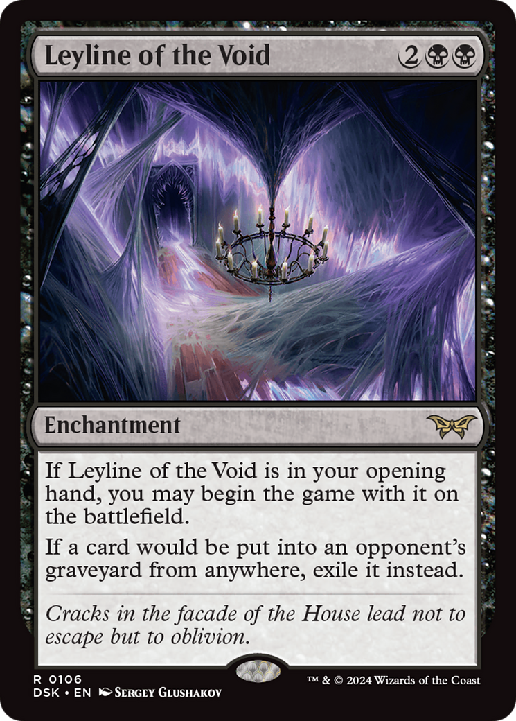 Leyline of the Void (106) Foil - Duskmourn: House of Horror