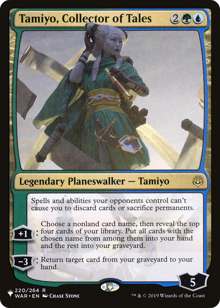 Tamiyo, Collector of Tales (WAR-220) - The List
