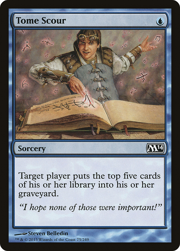 Tome Scour (075) Foil - Magic 2014
