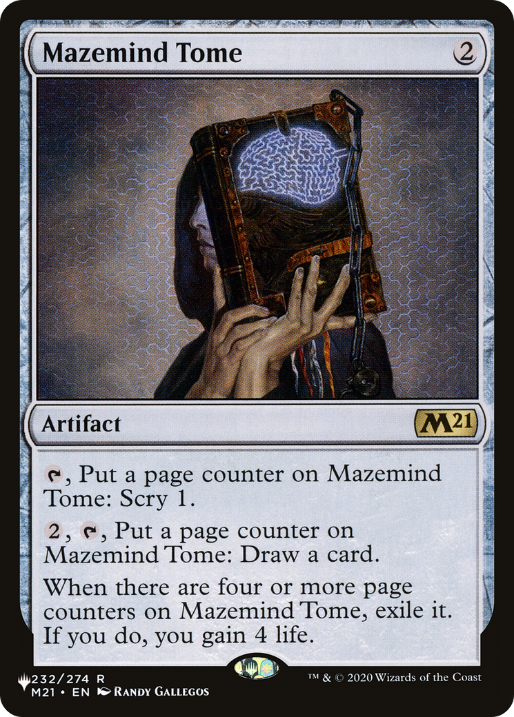 Mazemind Tome (M21-232) - The List