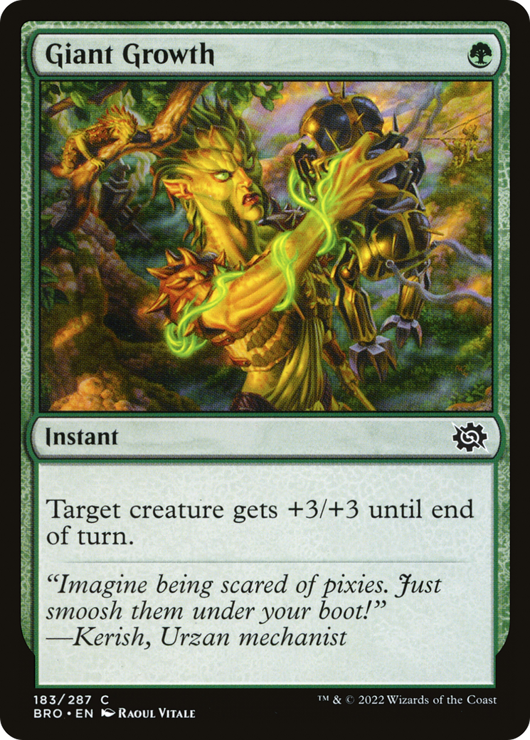 Giant Growth (183) Foil - The Brothers' War