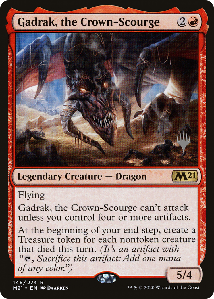 Gadrak, the Crown-Scourge (146p) - Core Set 2021 Promos