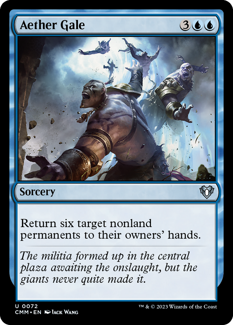 Aether Gale (072) Foil - Commander Masters