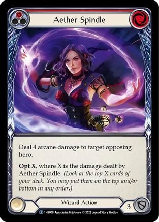 Aether Spindle (Red) (1HK008) - Blitz Deck: Historic Pack 1 - Kano