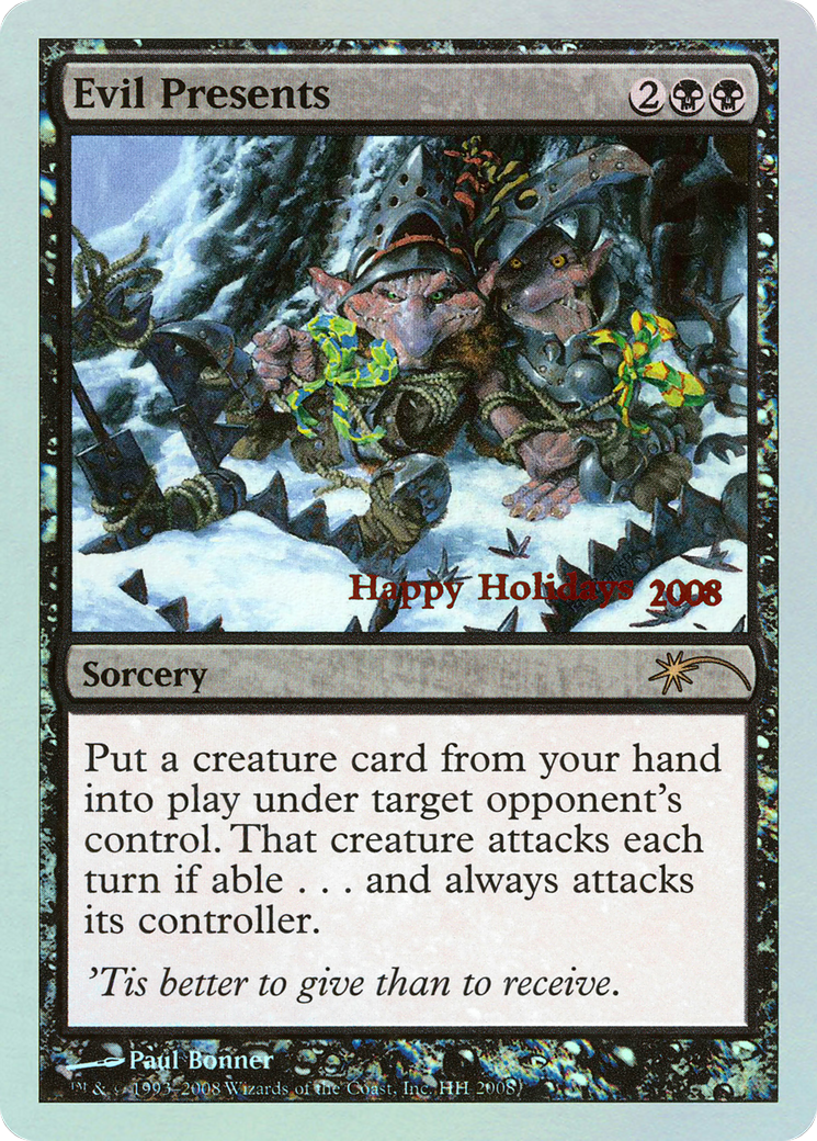 Evil Presents (2008) Foil - Happy Holidays