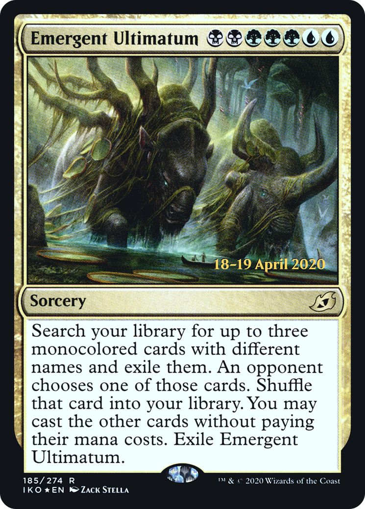 Emergent Ultimatum (185) Foil - Ikoria: Lair of Behemoths Promos