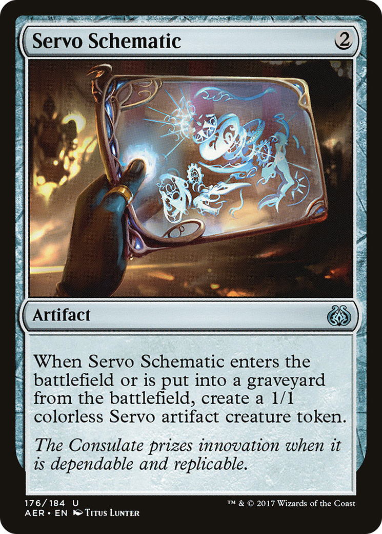 Servo Schematic (176) Foil - Aether Revolt