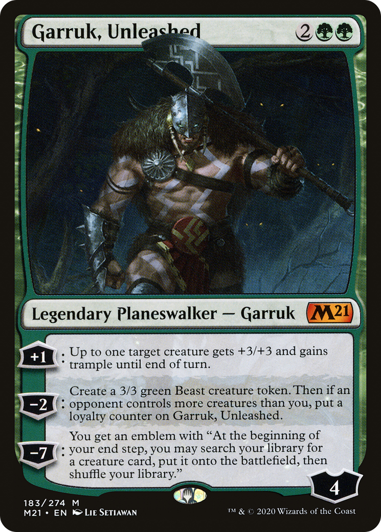 Garruk, Unleashed (183) - Core Set 2021