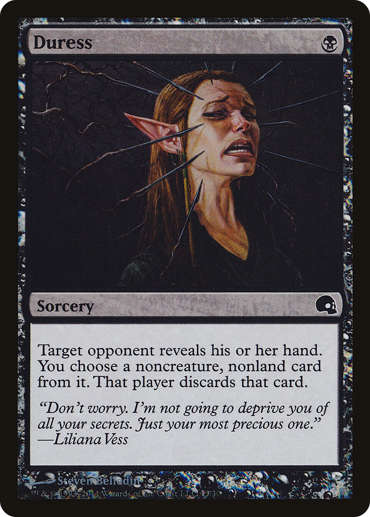 Duress (013) Foil - Premium Deck Series: Graveborn
