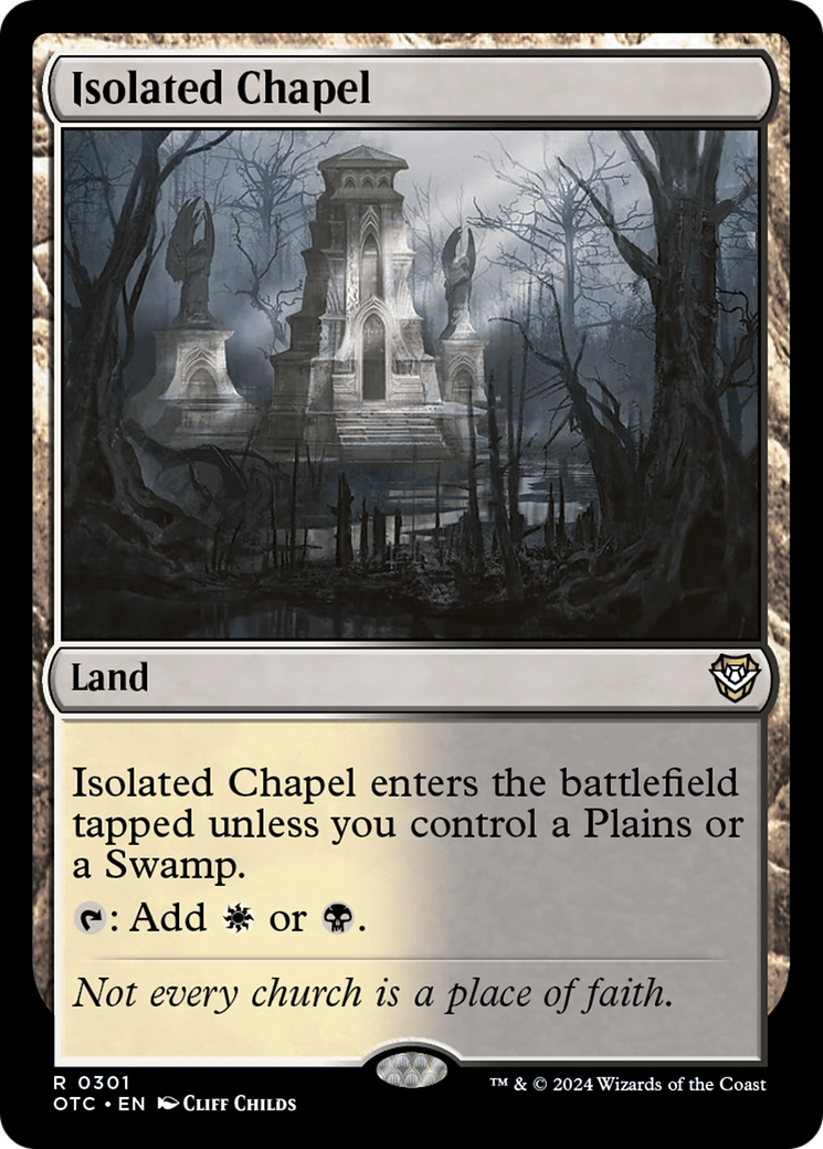 Isolated Chapel (301) - Outlaws of Thunder Junction Commander