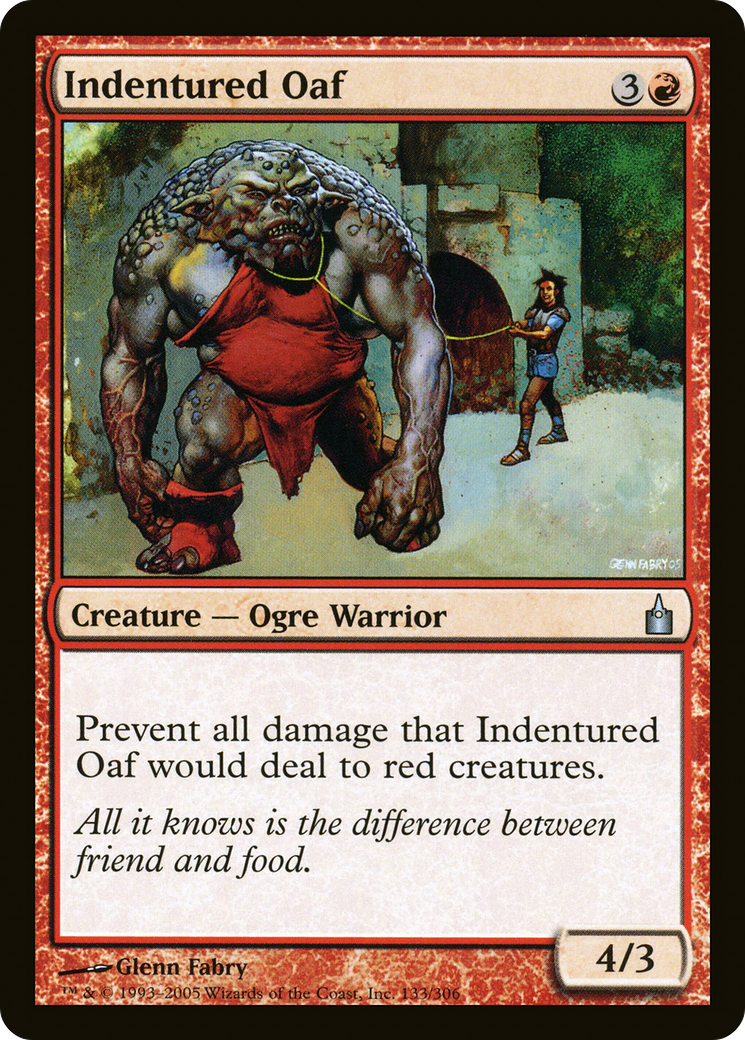 Indentured Oaf (133) - Ravnica: City of Guilds
